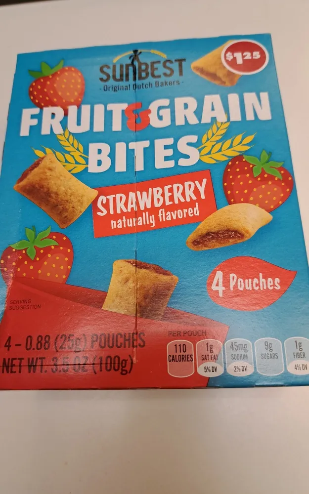 Fruit & Grain Bites- Strawberry