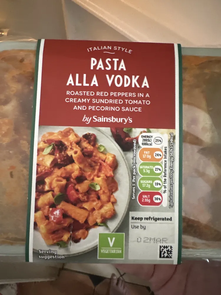 Pasta Alla Vodka