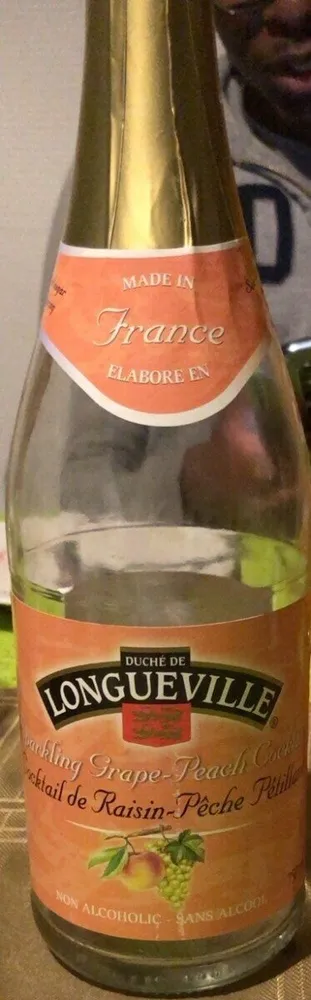 Cocktail se raisin peche pétillant