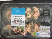 Marinated Garlic, Lemon & Parsley King Prawns