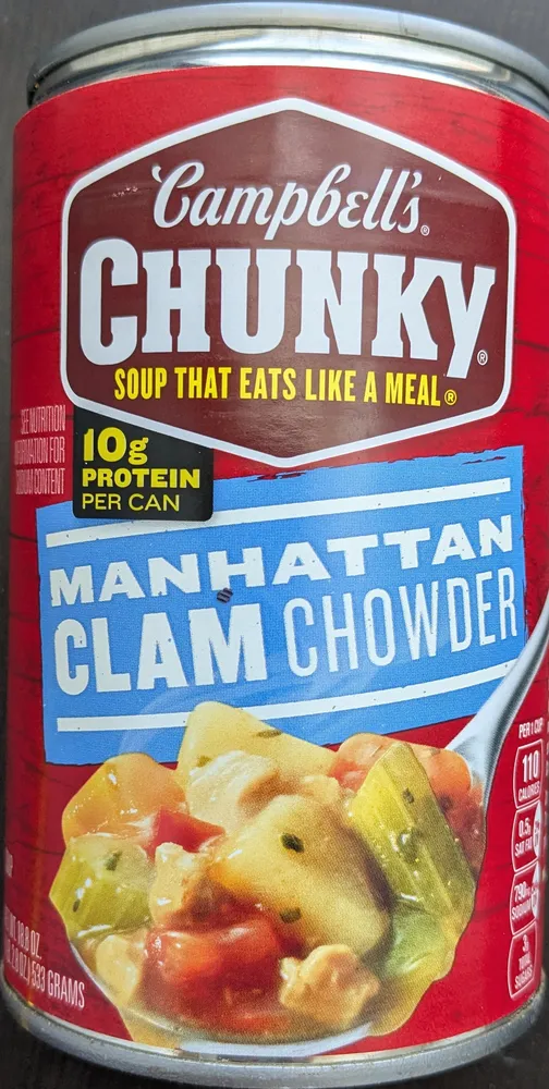 Manhattan clam chowder