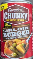Sirloin Burger with Country Vegetables
