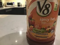 V spicy hot vegetable juice