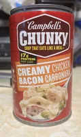 Chunky- creamy chicken, bacon carbonara