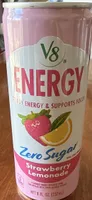 V8 Energy Zero Sugar Strawberry Lemonade