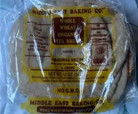 Whole wheat Organic Pita Bread