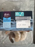 Raw Tail On king prawns
