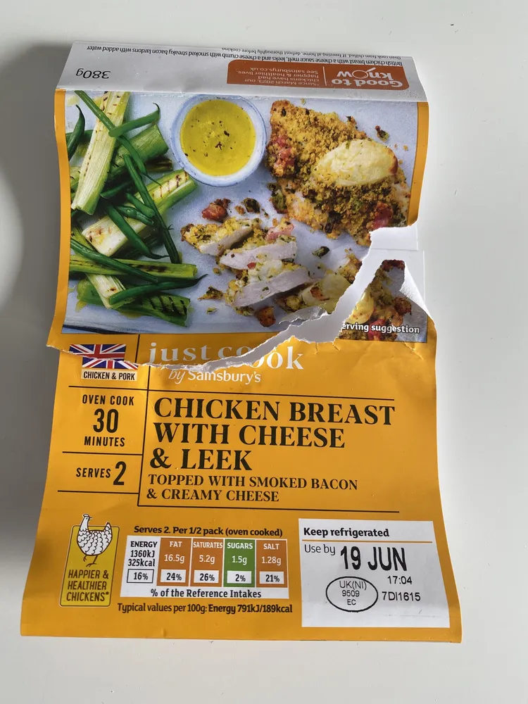 Just Cook Chicken Breast With Cheese And Leek