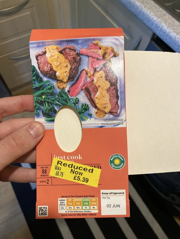 21 day matured beef stake