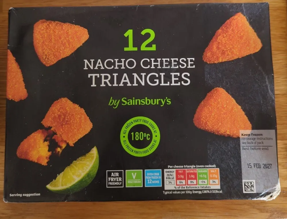 Nacho Cheese Triangles