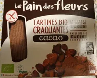 Tartines bio craquantes cacao