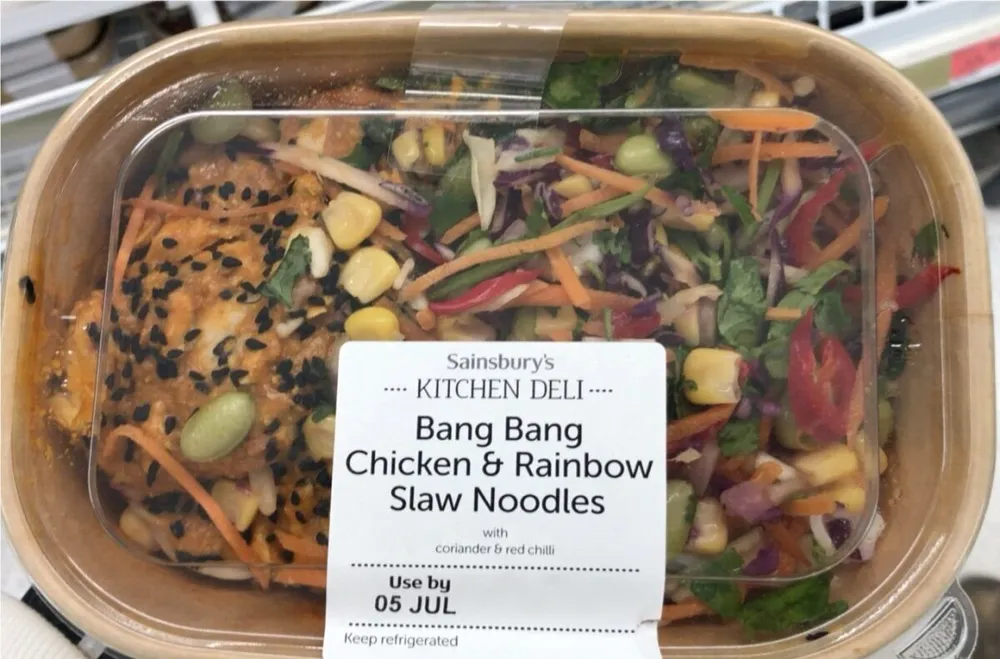 Bang Bang Chicken & Rainbow Slaw Noodles