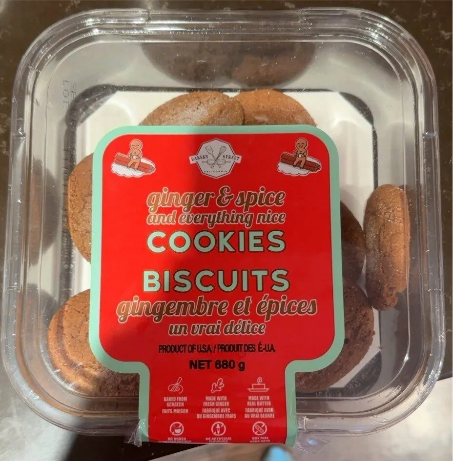 Ginger and Spice cookies