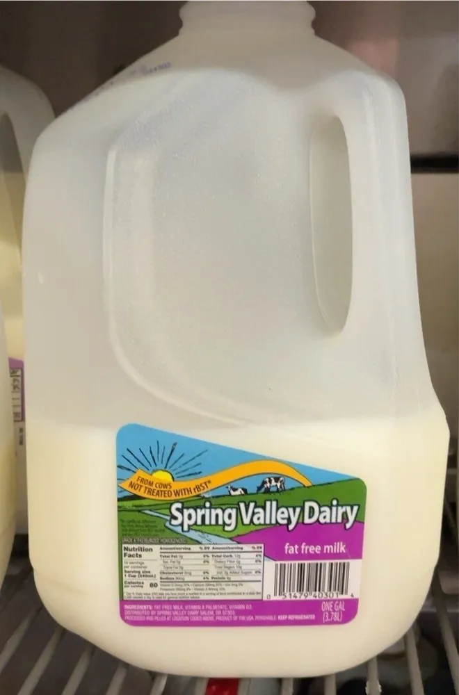 Fat free milk