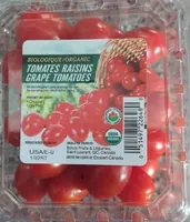 Tomates raisins biologiques