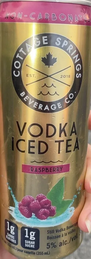 Vodka iced tea raspberry