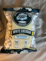 White cheddar protein popcorn