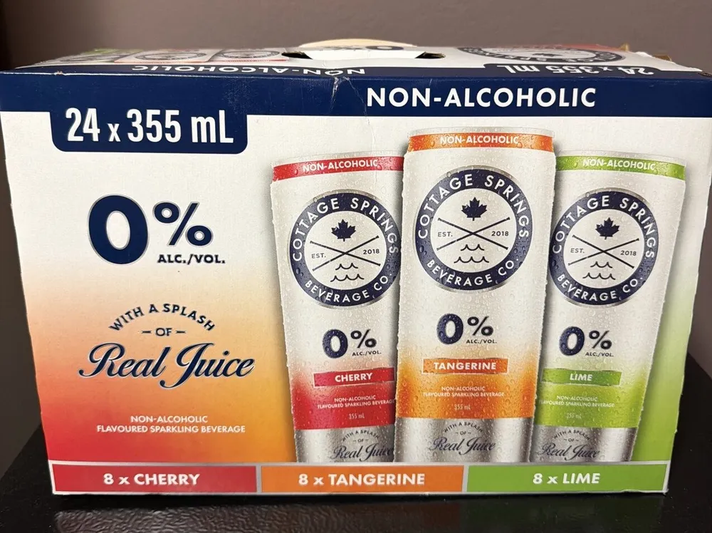 Non-Alcoholic Flavoured Sparkling Beverage With Splash Of Real Juice