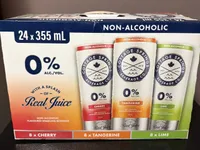 Non-Alcoholic Flavoured Sparkling Beverage With Splash Of Real Juice