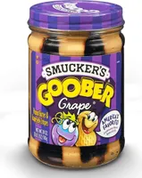 Goober grape jelly peanut butter stripes
