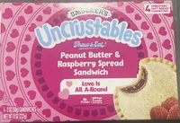 Peanut Butter & Raspberry Spread Sandwich