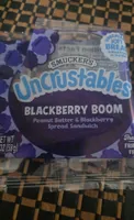 BLACKBERRY BOOM Peanut Butter & Blackberry Spread Sandwich