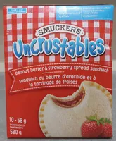 Peanut Butter & Strawberry Spread Sandwiches
