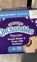 Uncrustables Peanut Butter & Grape Jelly Sandwich