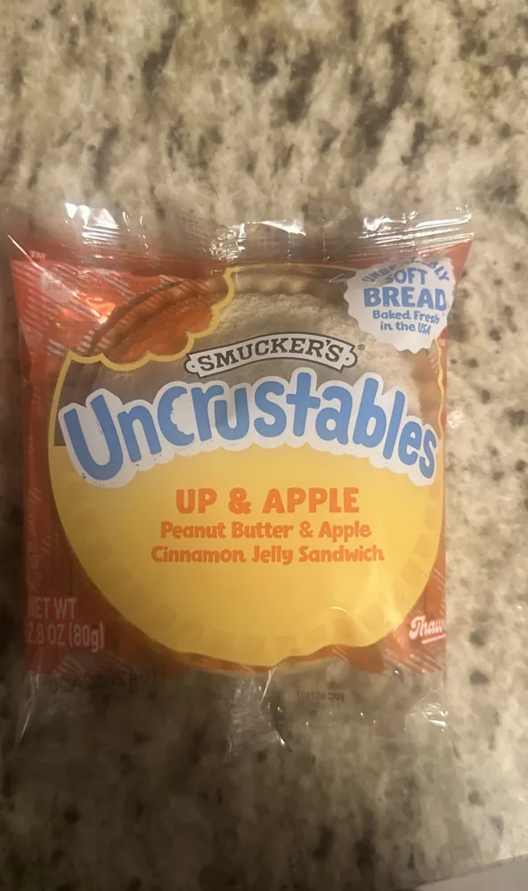 UP & APPLE Peanut Butter & Apple Cinnamon Jelly Sandwich