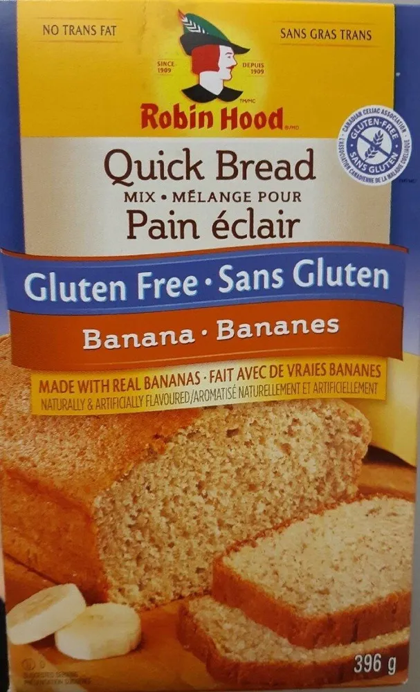 Quick Bread Mix • Mélange pour Pain éclair Gluten Free • Sans Gluten Banana • Bananes
