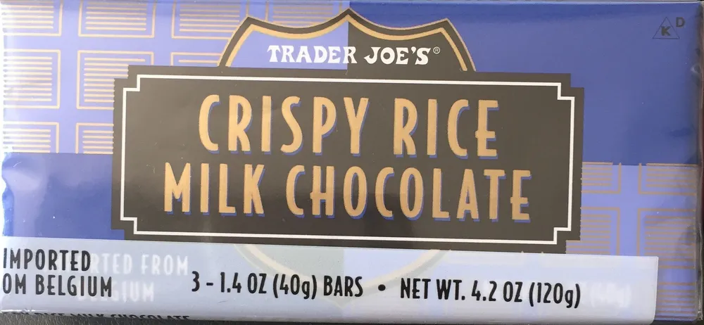 Crispy rice milk chocolate