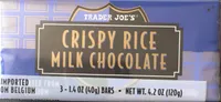 Crispy rice milk chocolate