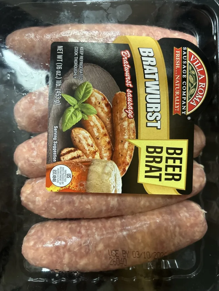 Villa Roma beer brats