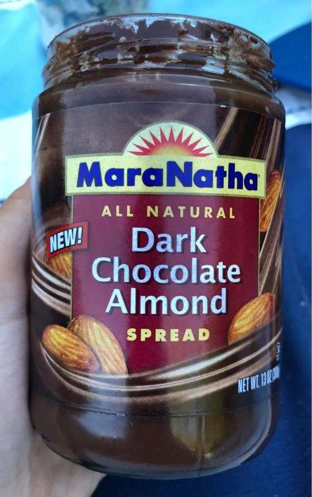 Maranatha, almond spread, dark chocolate