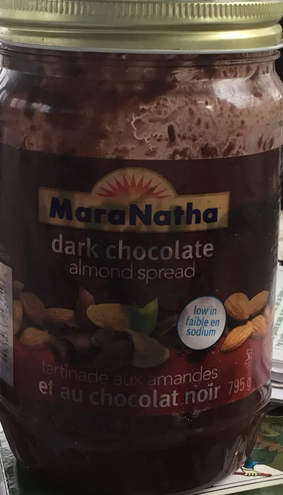 Tartinade aux amandes et au Chocolat noir
