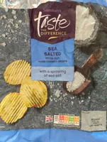 Sea salted ridge cut hand cooked crisps