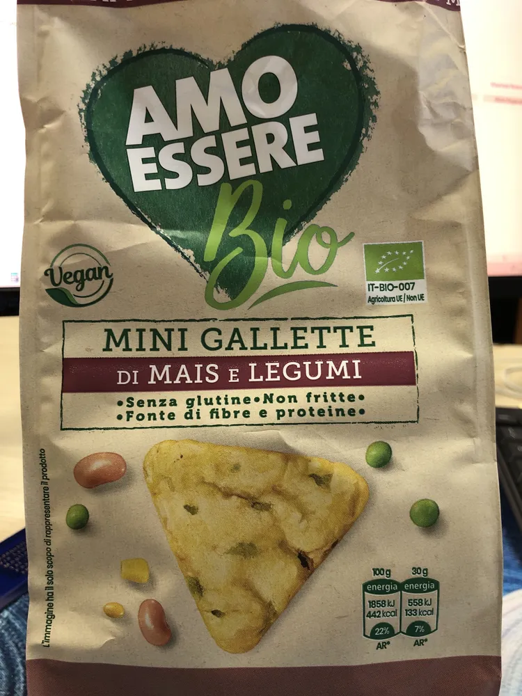 Mini gallette di mais e legumi