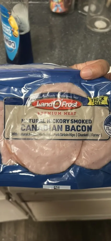 Natural Hickory Smoked Canadian Bacon