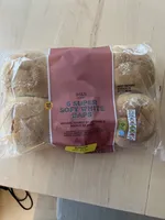6 Super Soft White Baps
