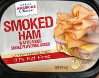 Ultra thin sliced smoked ham