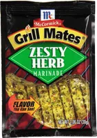 Grill mates zesty herb marinade
