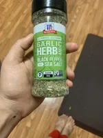 All Purpose Seasoning Garlic Herb and Black Pepper and Sea Salt