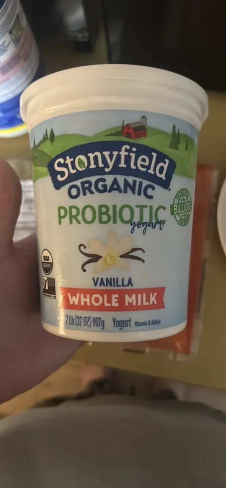 Probiotic Yogurt Vanilla Whole Milk