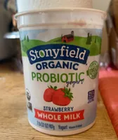 PROBIOTIC yogurt STRAWBERRY WHOLE MILK