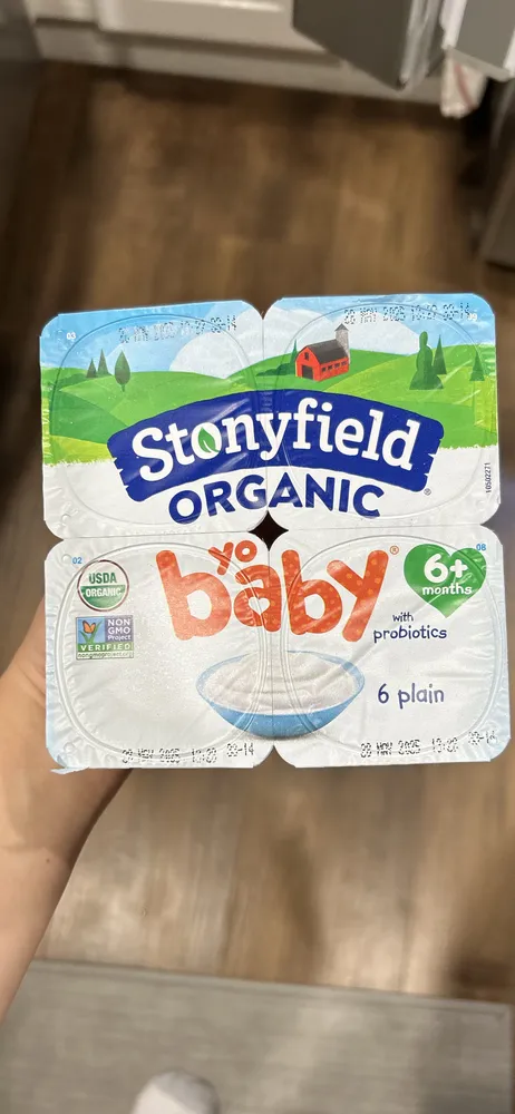 Organic YoBaby Plain Yogurt w/ Probiotics