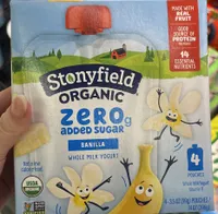 Organic Zero Added Sugar Banilla Whole Milk Yogurt