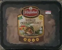 SHAVED CHICKEN BREAST WITH RIB MEAT