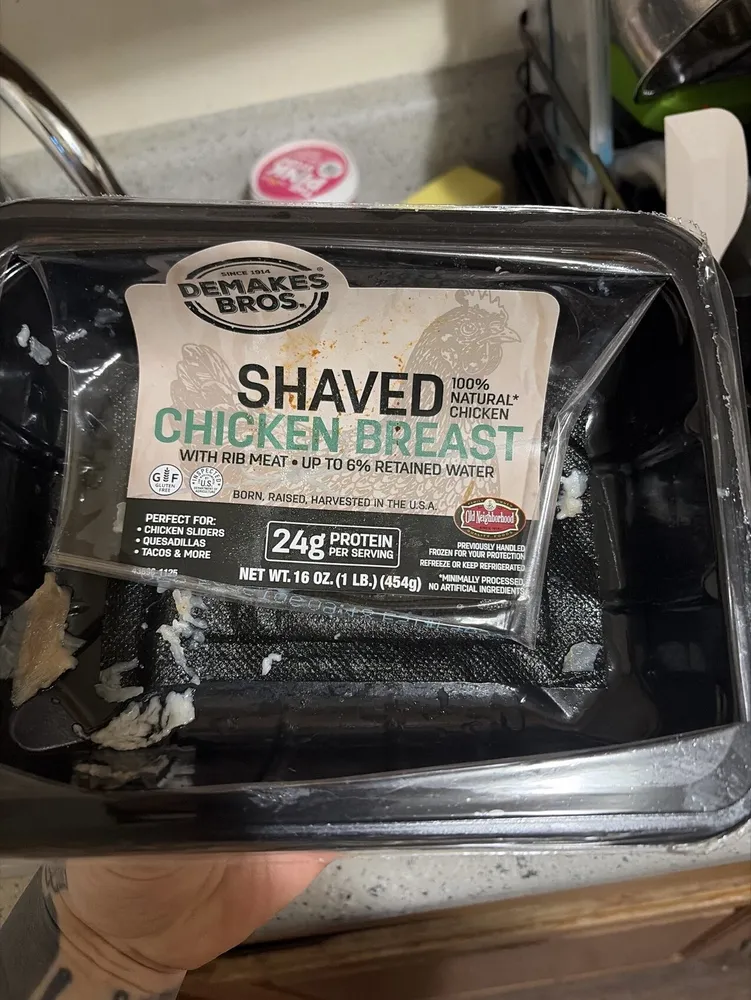 SHAVED CHICKEN BREAST WITH RIB MEAT