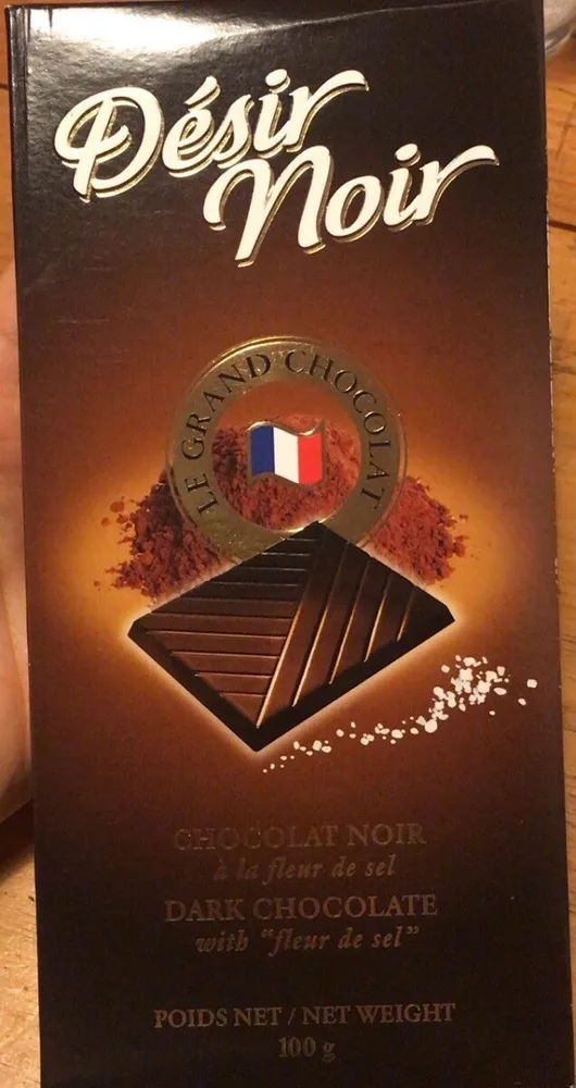 Chocolat noir à la fleur de sel