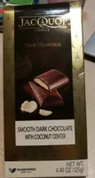 Chocolat noir avec noix de coco